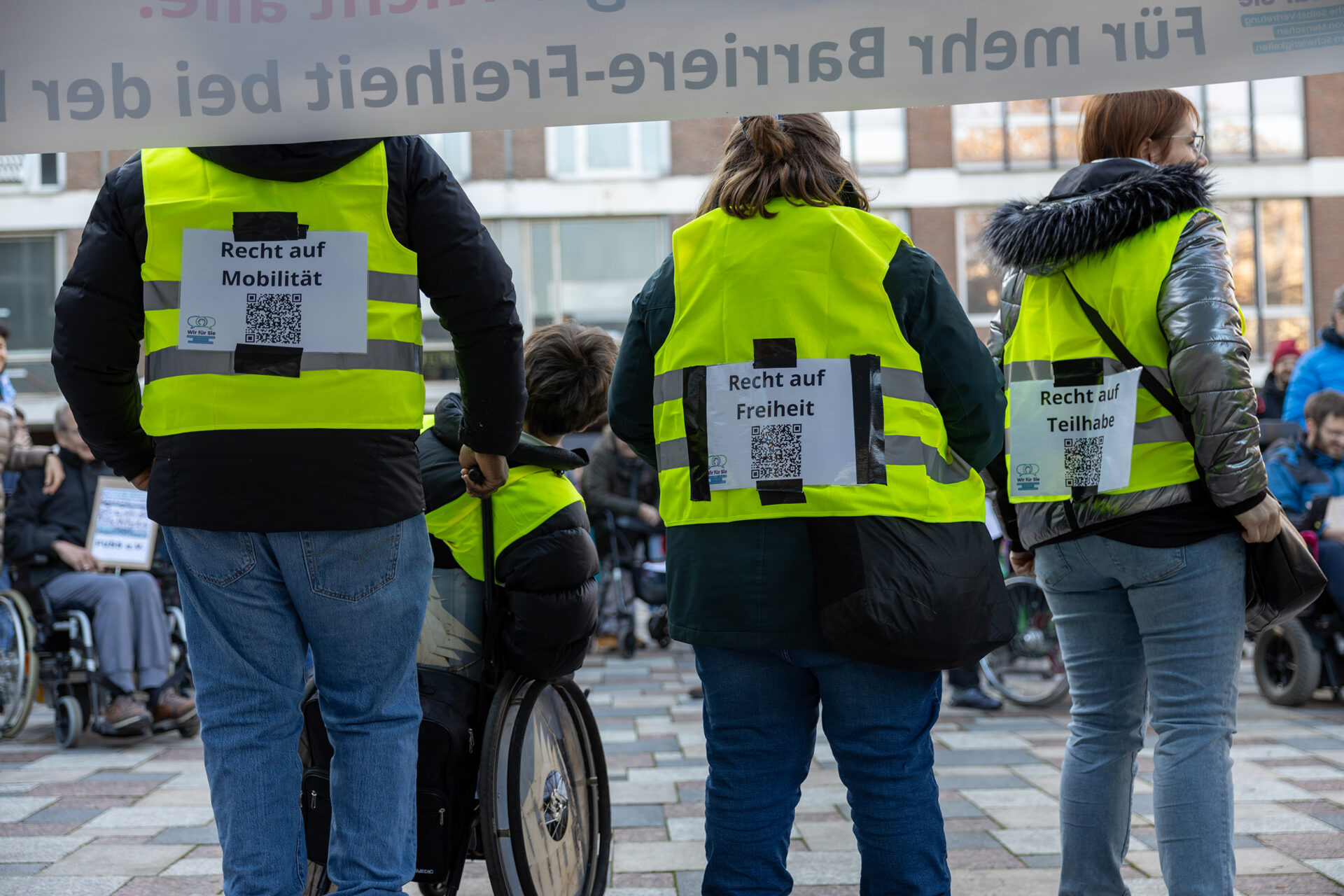 Bild 1 der Protestaktion